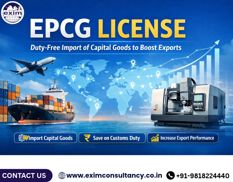 Issuance Of Epcg License In India | Exim Consultants