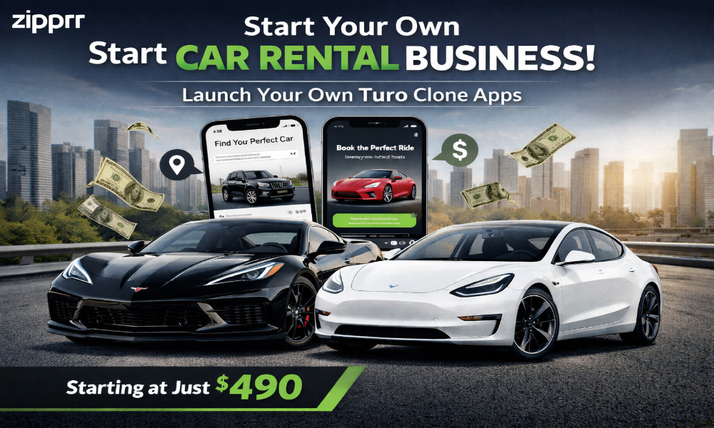 Turo Clone Platform for Entrepreneurs | Launch with Zipprr