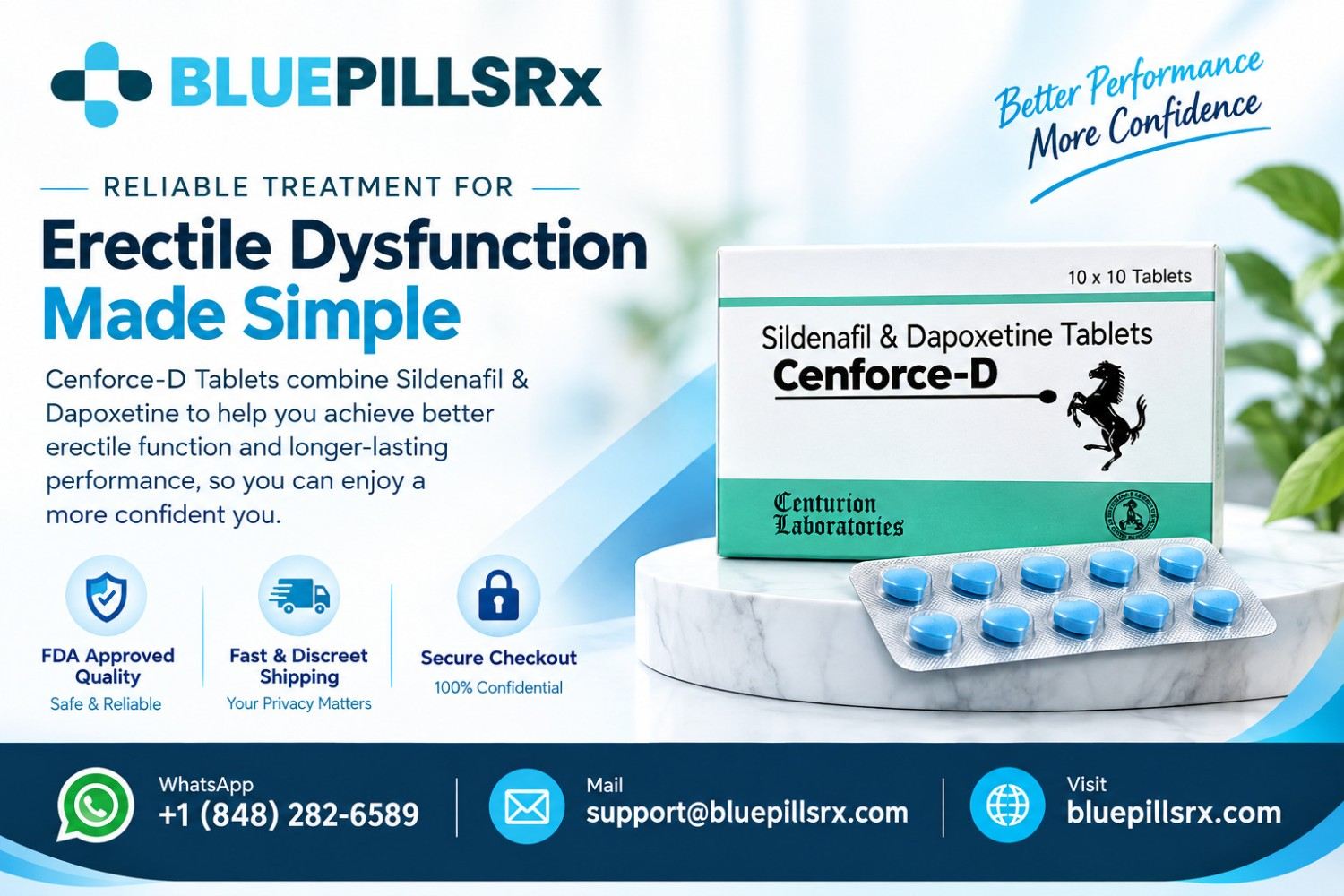 Shop Cenforce D for Erectile Dysfunction