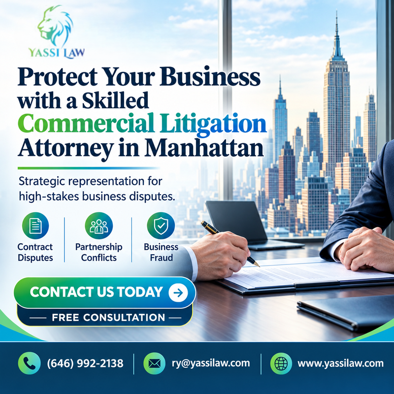 Protect Your Business with a Skilled Commercial Litigation Attorney in Manhattan