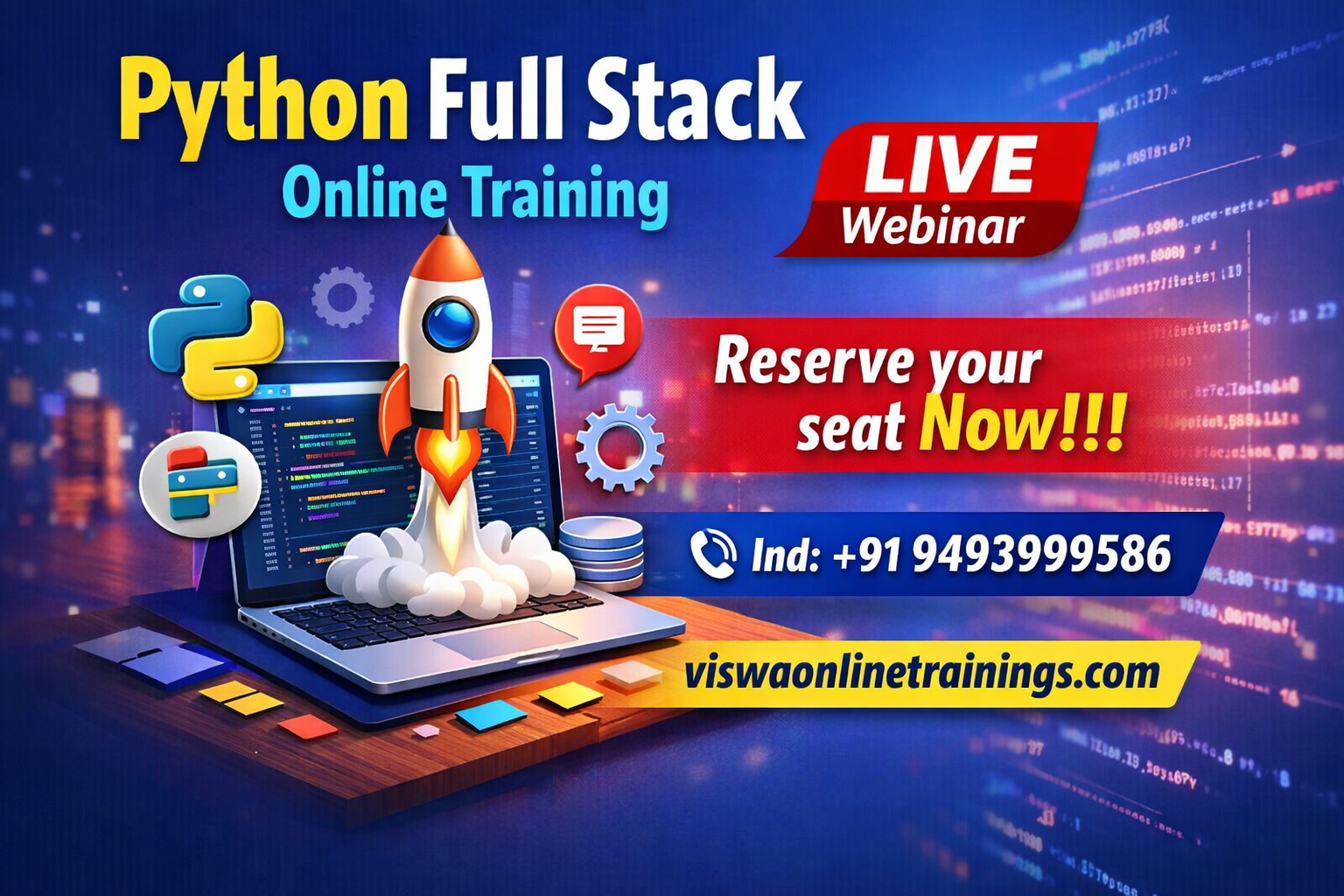 Python Full Stack Online Training Institute From Hyderabad India