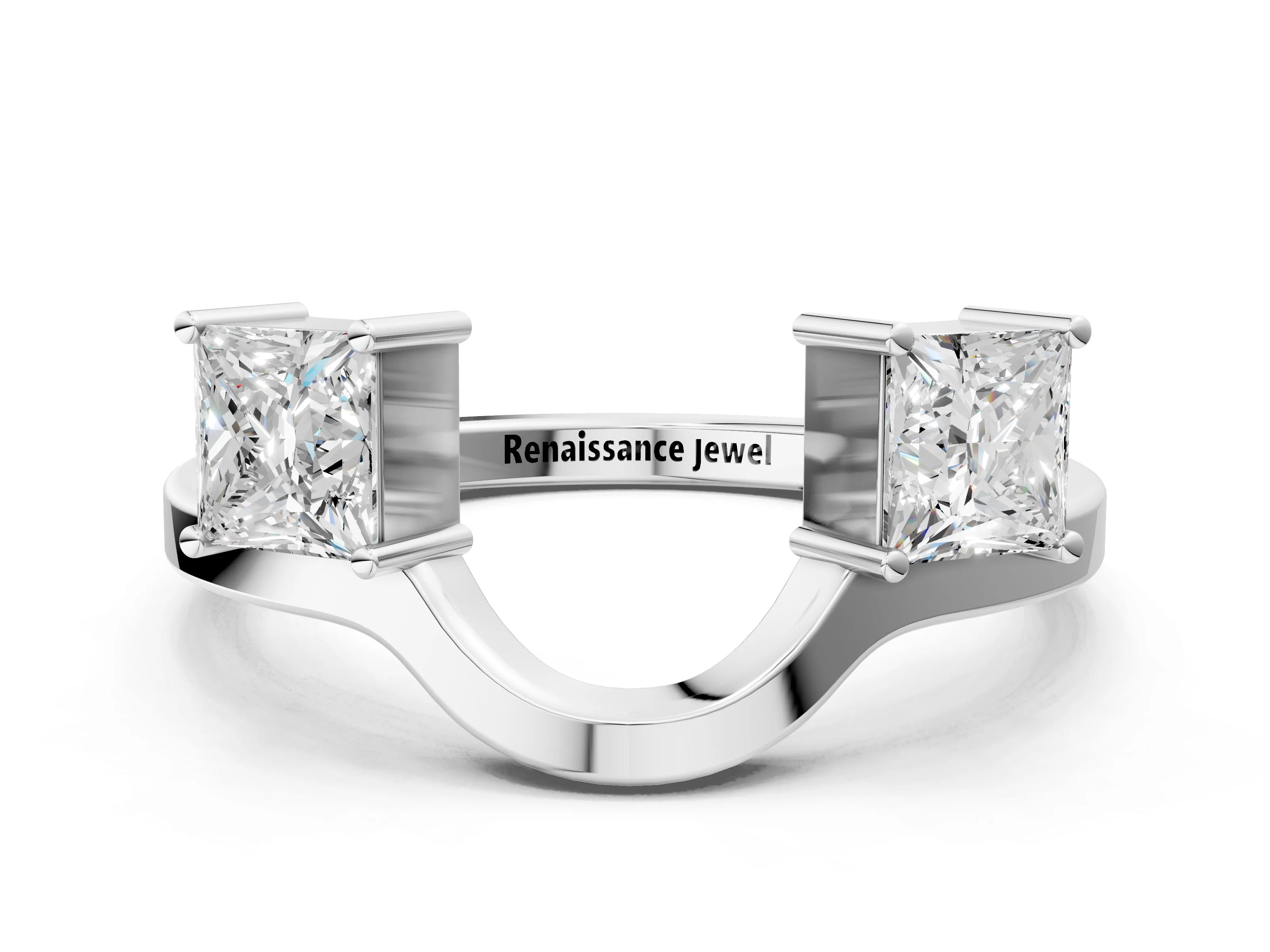 Elegant Toi Moi Rings with Dual Stone Romance Design