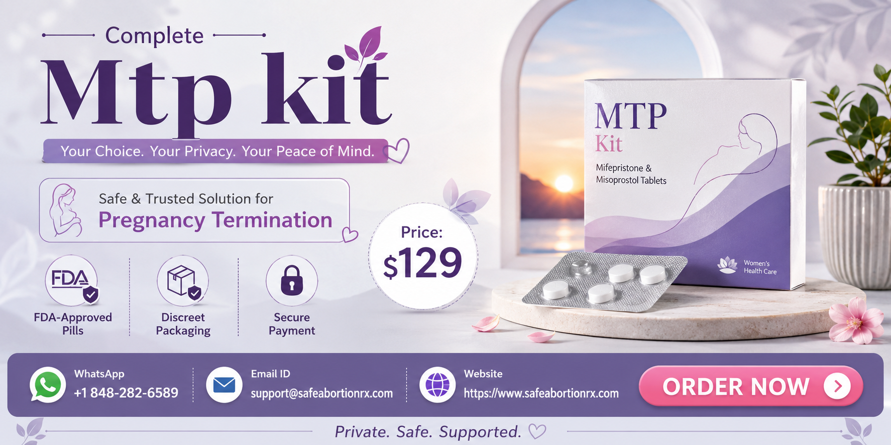 MTP Kit for Abortion – Buy MTP Kit Online Fast Shipping California