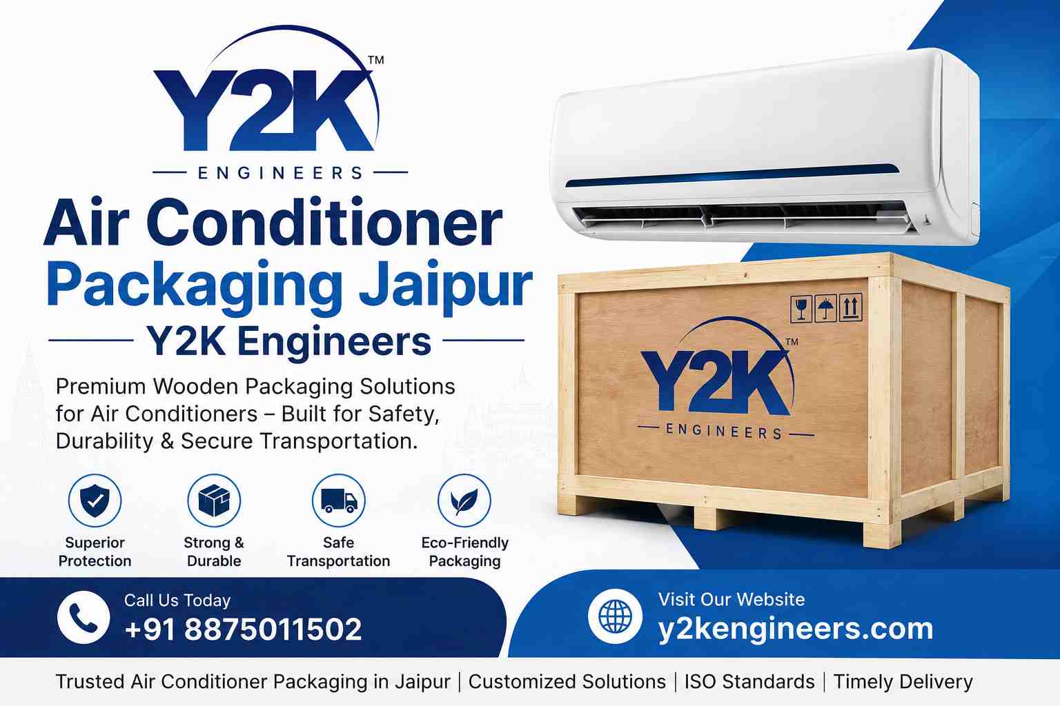 Air Conditioner Packaging Jaipur | Y2K Engineers