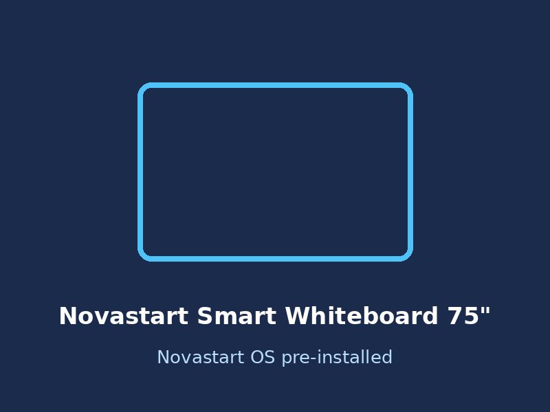 Novastart 75" / 90" / 100" Smart Whiteboards with Novastart OS - from $1200