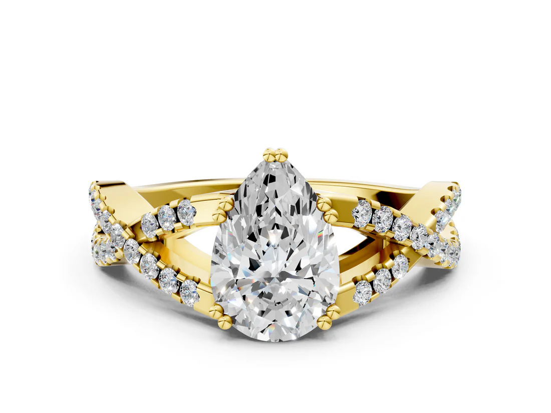 Stunning Pear Diamond Ring – Luxury Sparkle at an Amazing Price