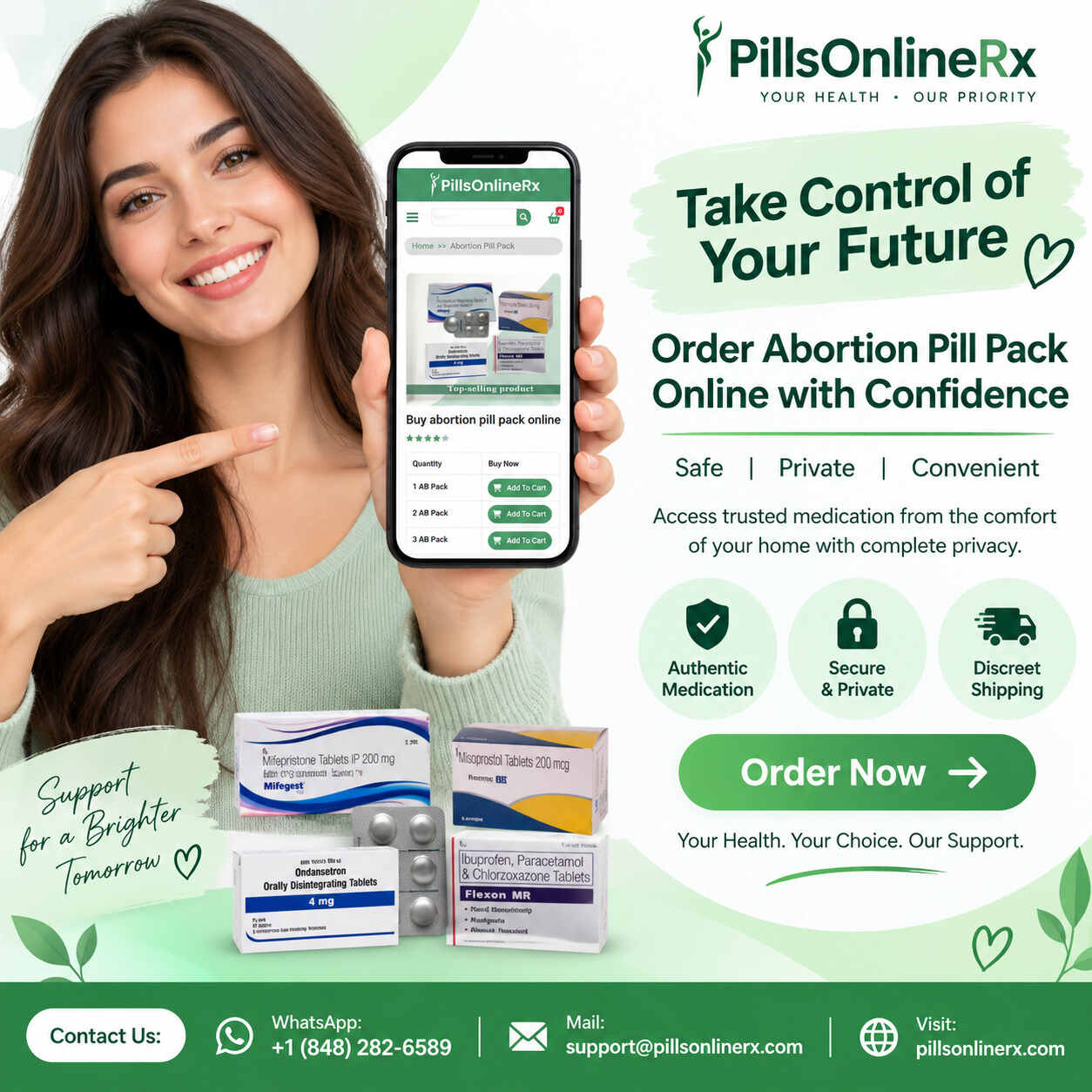 Order Abortion Pill Pack From PillsOnlineRx